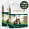 Litière végétale 100% d'origine naturelle - 2 sacs de 10L